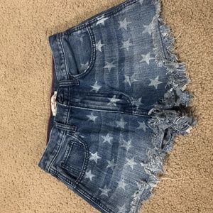 Hollister Star Jean Shorts